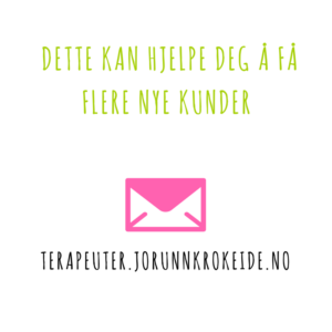 terapeuter som ønsker flere kunder